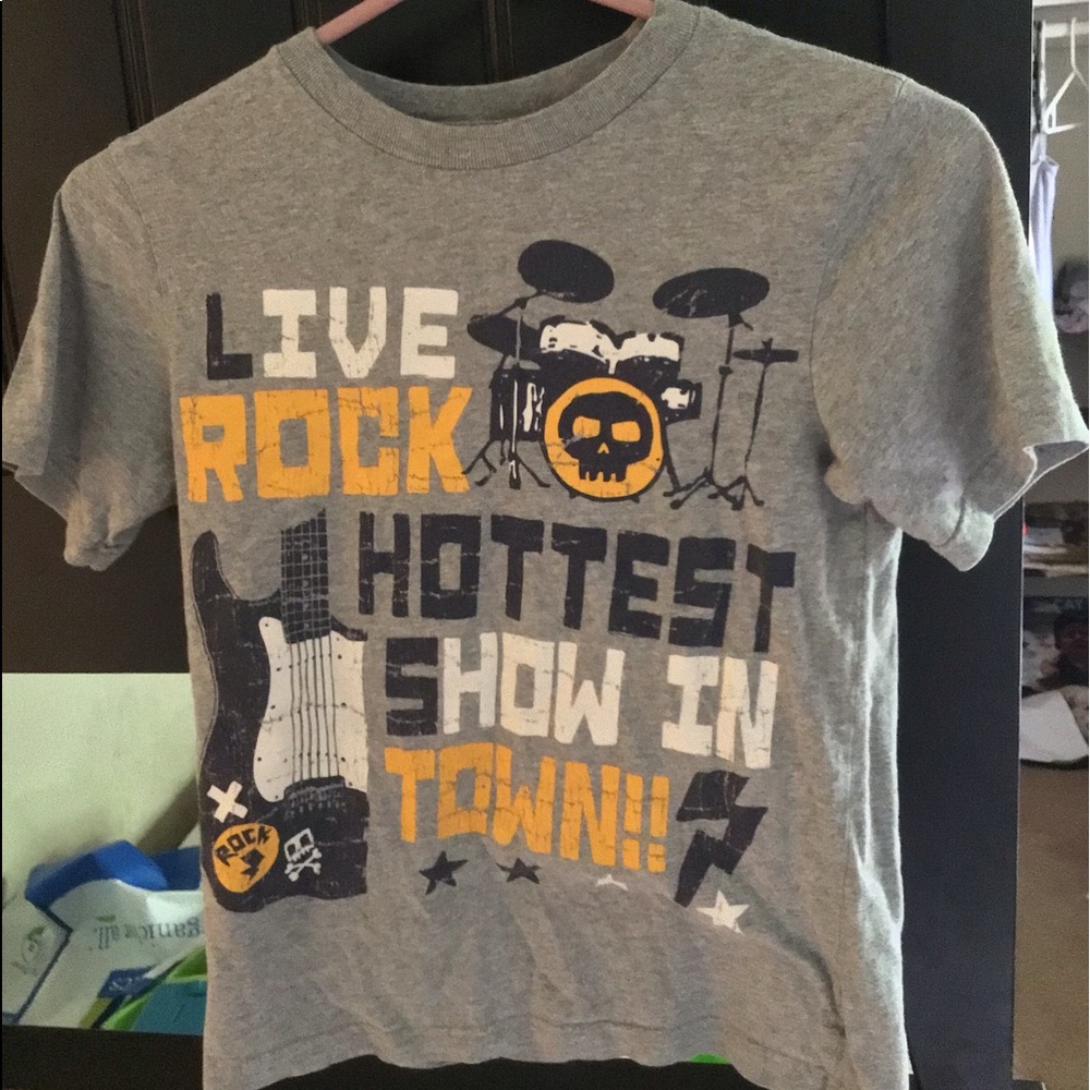 ⚡ Boys (7/8) Rock Graphic Tee